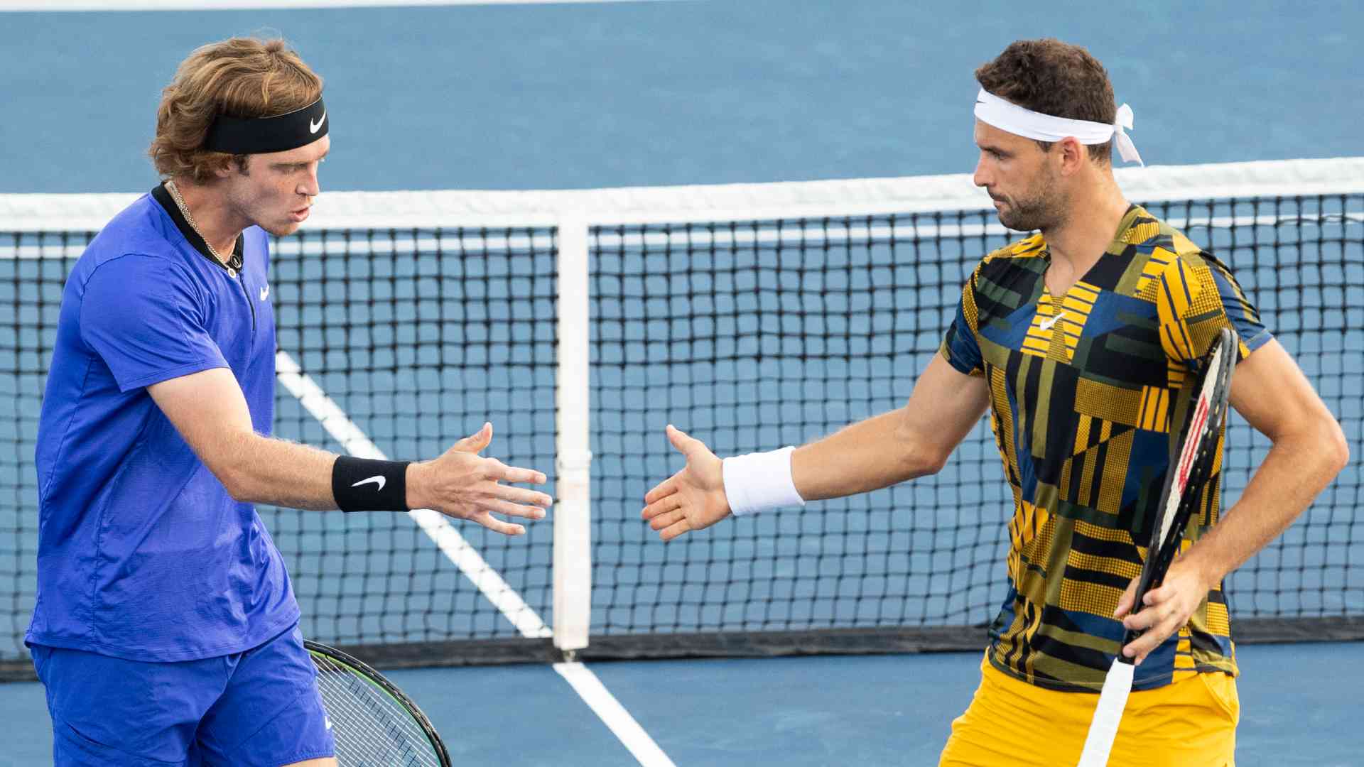 Grigor Dimitrov and Andrey Rublev Win Cincinnati Doubles Opener ATP Tour Tennis