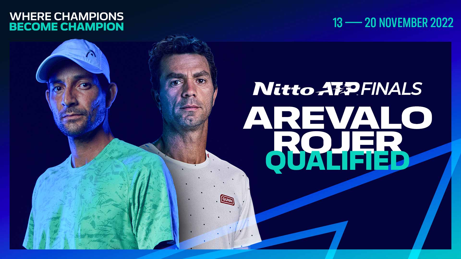 Marcelo Arevalo and Jean-Julien Rojer Clinch Nitto ATP Finals Berth ATP Tour Tennis