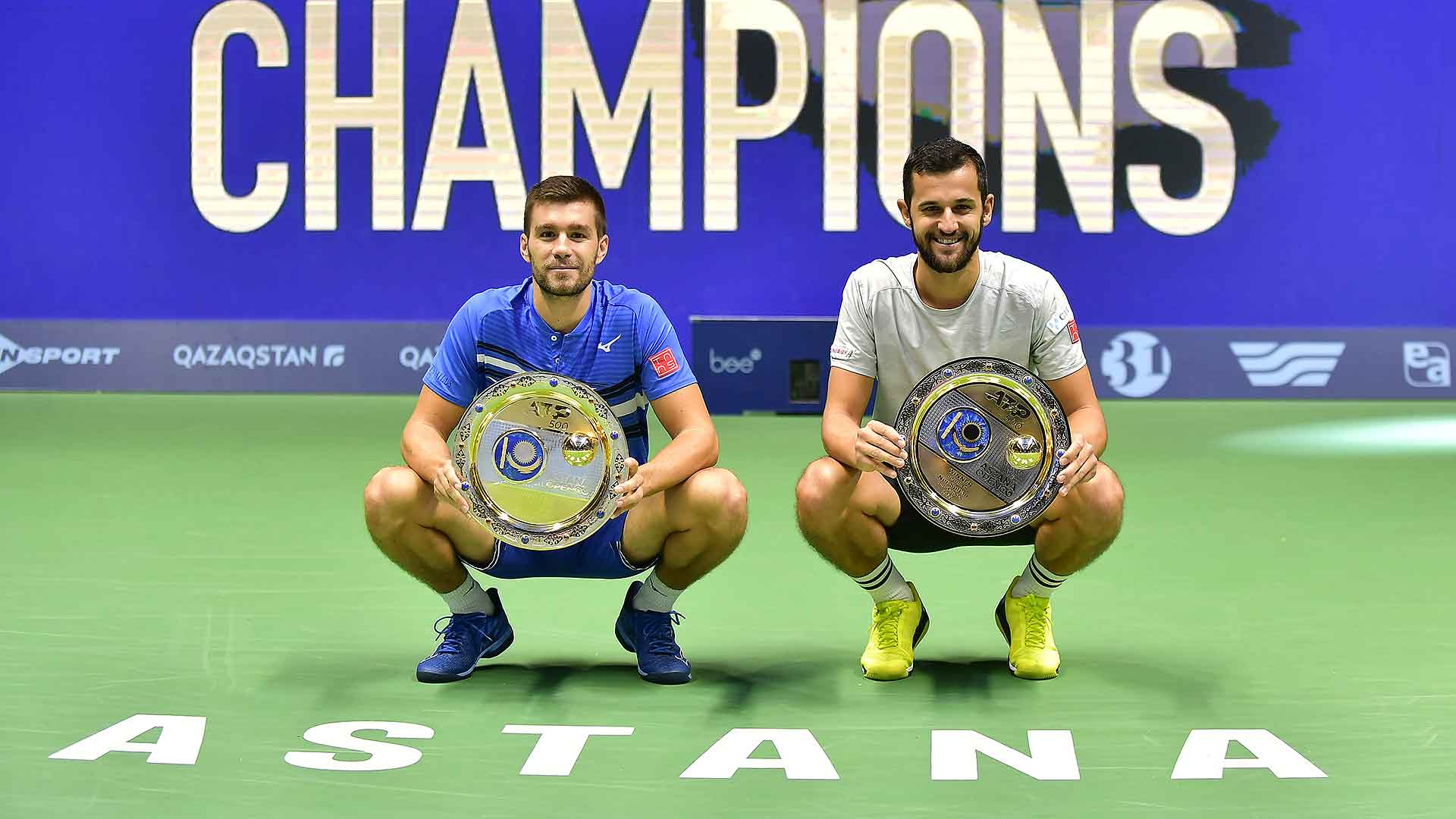 Nikola Mektic and Mate Pavic Clinch Astana Crown ATP Tour Tennis