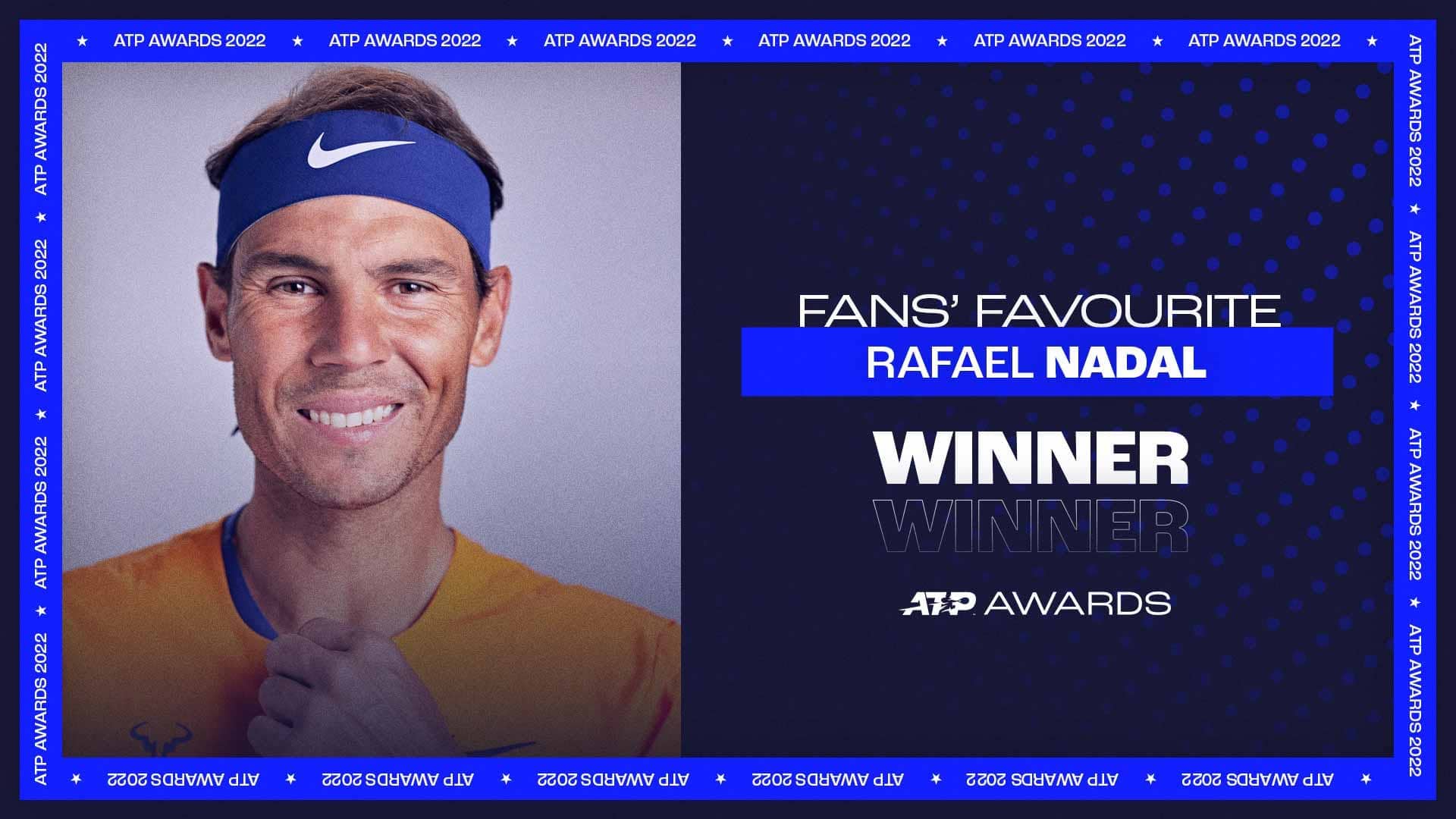 Rafael Nadal Voted Favourite In ATP Awards | ATP Tour | Tennis
