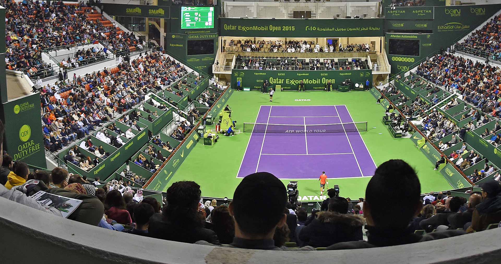 Теннисный турнир в дохе мужчины. Khalifa International Tennis and Squash Complex Катар. Qatar теннис турнир. Турнир в Дохе теннис. Доха Катар теннис.
