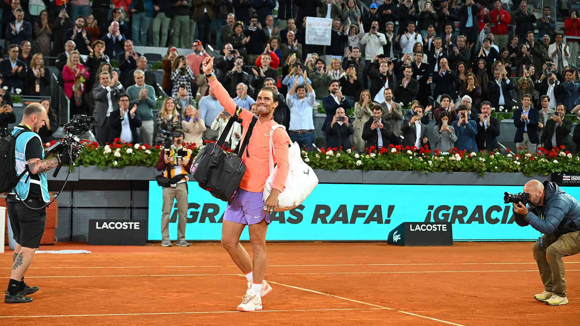Nadal says emotional farewell to Madrid fans